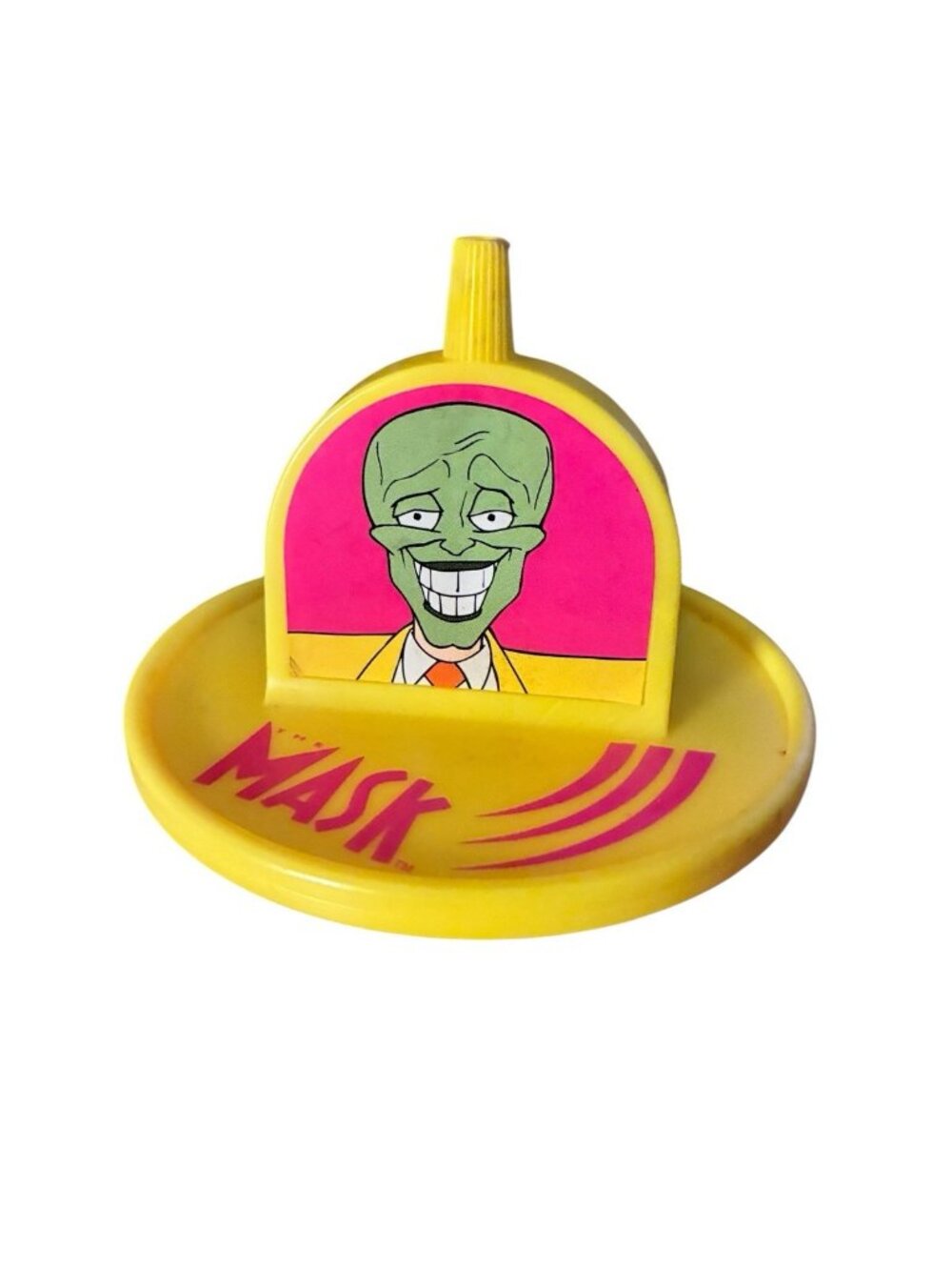 Vintage 1997 Taco Bell The Mask Animated Series Spinning Top Toy Premium